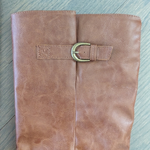 Rampage Women's Tall Boots Wedge Heels, Size 6.5, Brown - Picture 5 of 7